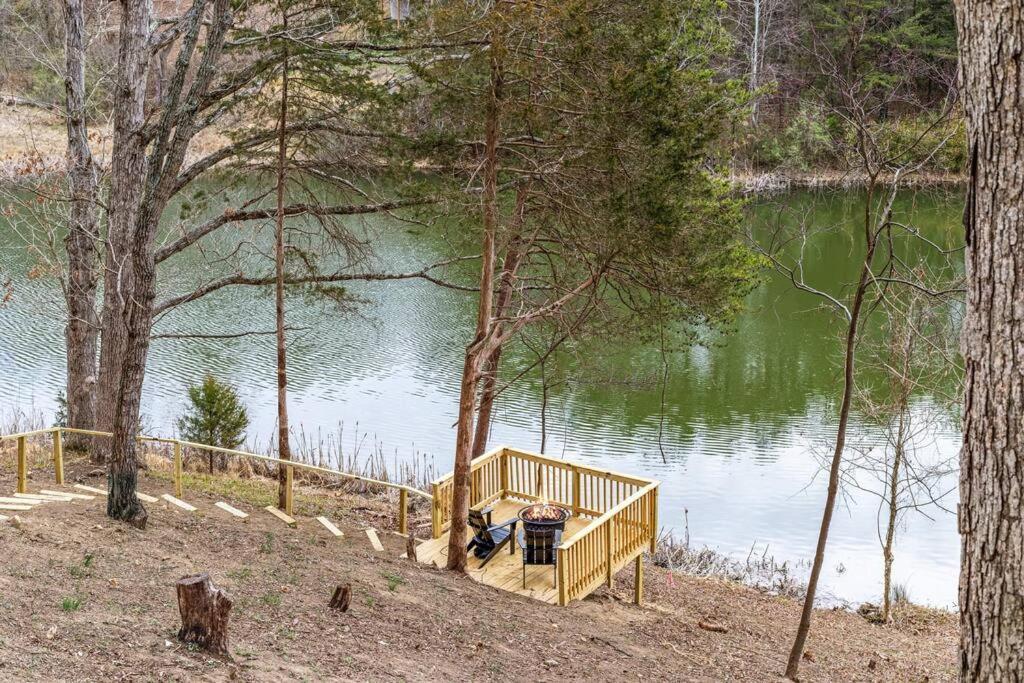 Lazy Lake 3Br Cabin W/ Mtn Views + Hot Tub +Wi-Fi Luray Ngoại thất bức ảnh